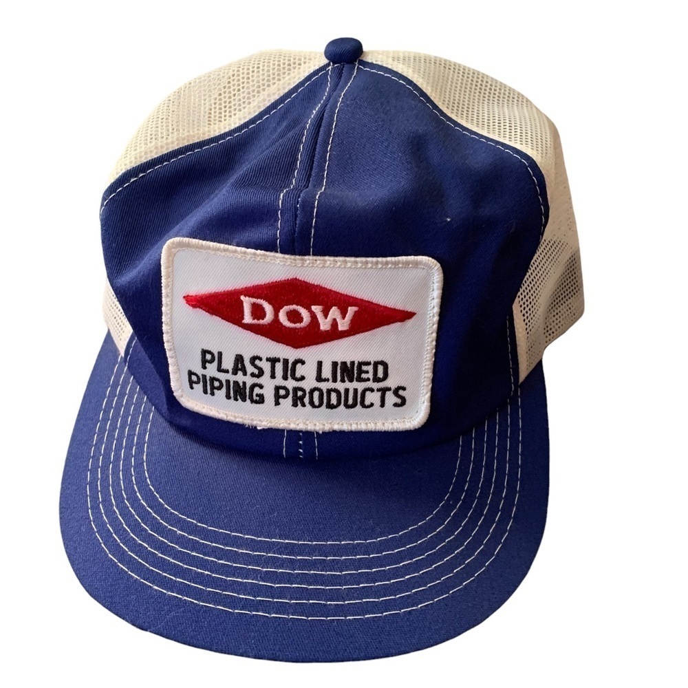 Vintage K-Products Dow Mesh Trucker Snapback Hat